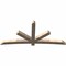 Ekena Millwork Alberta Smooth Timber Gable Bracket, Douglas Fir, 108"W x 49"H x 5 1/2"D x 5 1/2"F, 11/12 Pitch GBW108X49X0606ALB00SDF - alternate 3